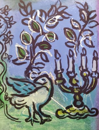 Литография Chagall - The Candlestick