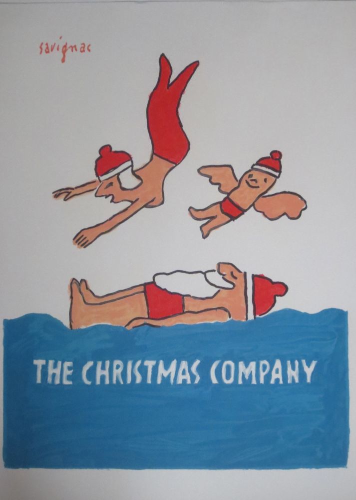 Литография Savignac - The christmas company