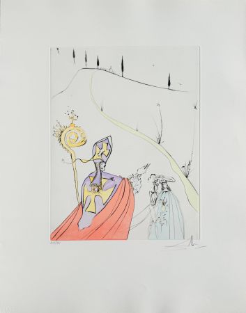 Офорт Dali - The Curse Overthrown