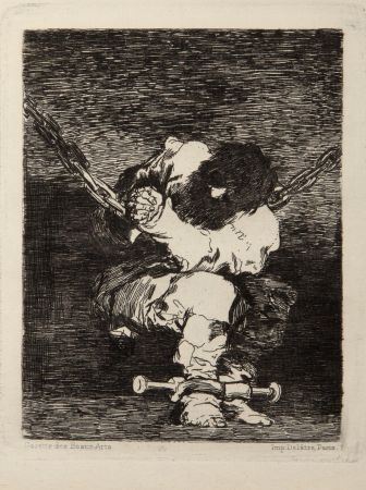Гравюра Goya - The Custody is as Barbarous as The Crime