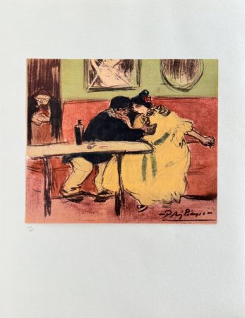 Литография Picasso - The Divan