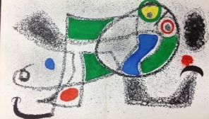 Литография Miró - The dreamer