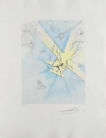 Офорт Dali - The Great Inquisitor Expels the Saviour