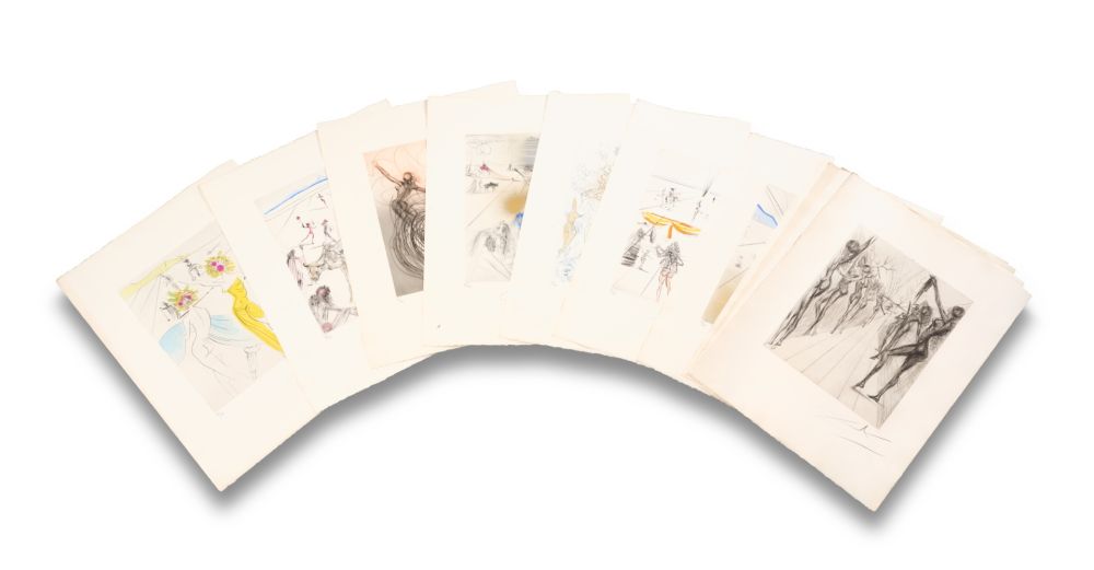 Гравюра Сухой Иглой Dali - The Hippies