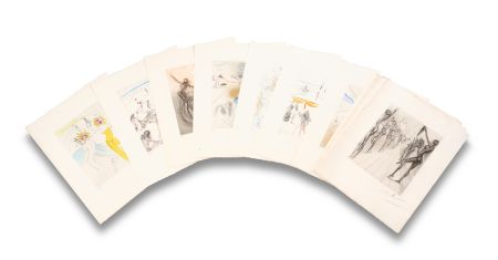 Гравюра Сухой Иглой Dali - The Hippies