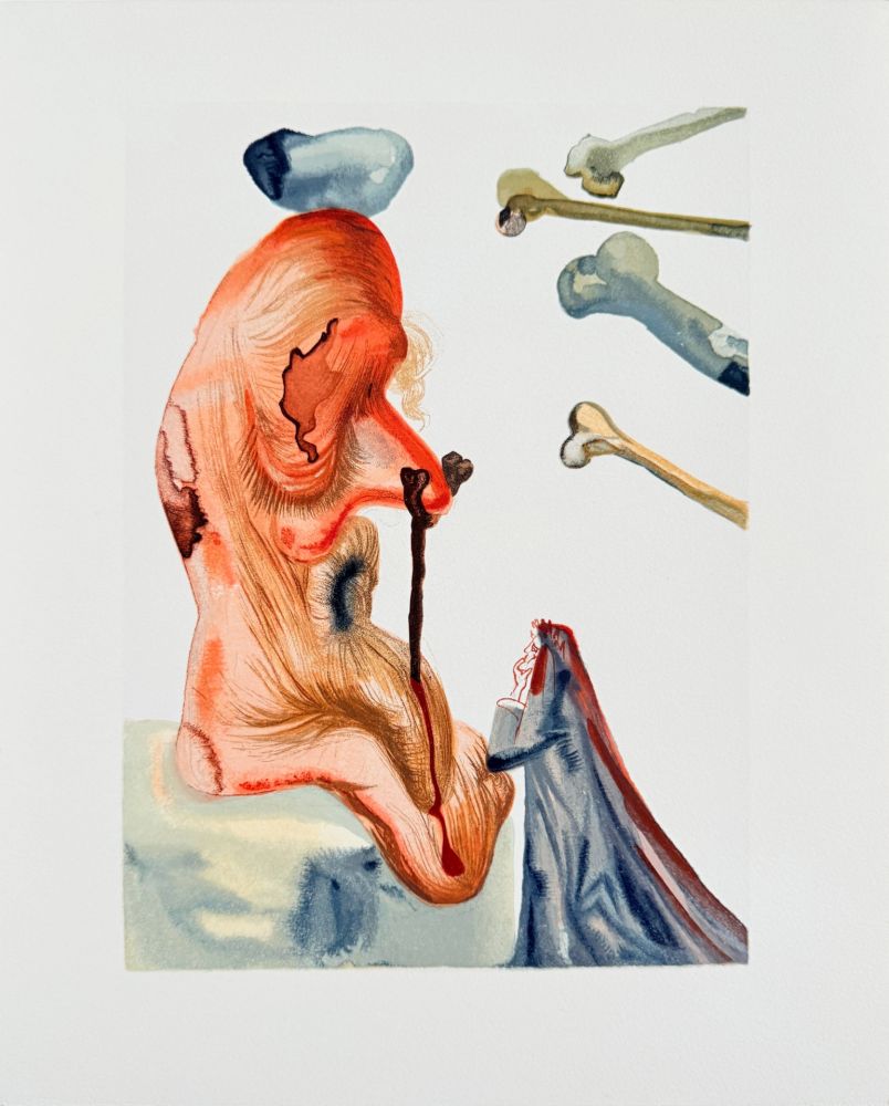 Гравюра На Дереве Dali - The Inferno, Canto 18  - Les Trompeurs