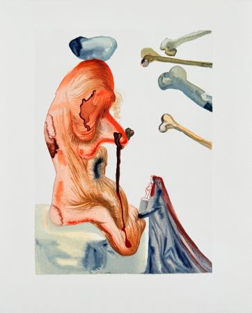 Гравюра На Дереве Dali - The Inferno, Canto 18  - Les Trompeurs