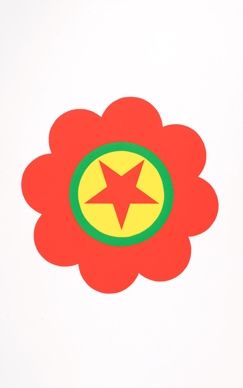 Сериграфия Apfelbaum - The Kurdistan's worker party