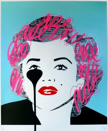 Сериграфия Pure Evil - The last Marilyn (pink tags)