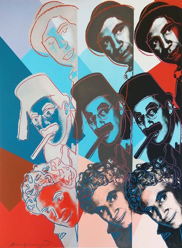 Сериграфия Warhol - THE MARX BROTHERS FS II.232
