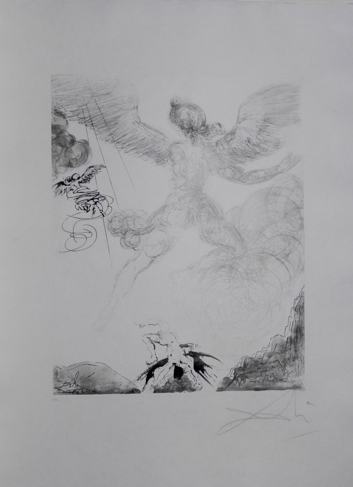 Гравюра Dali - The Mythology Icarus
