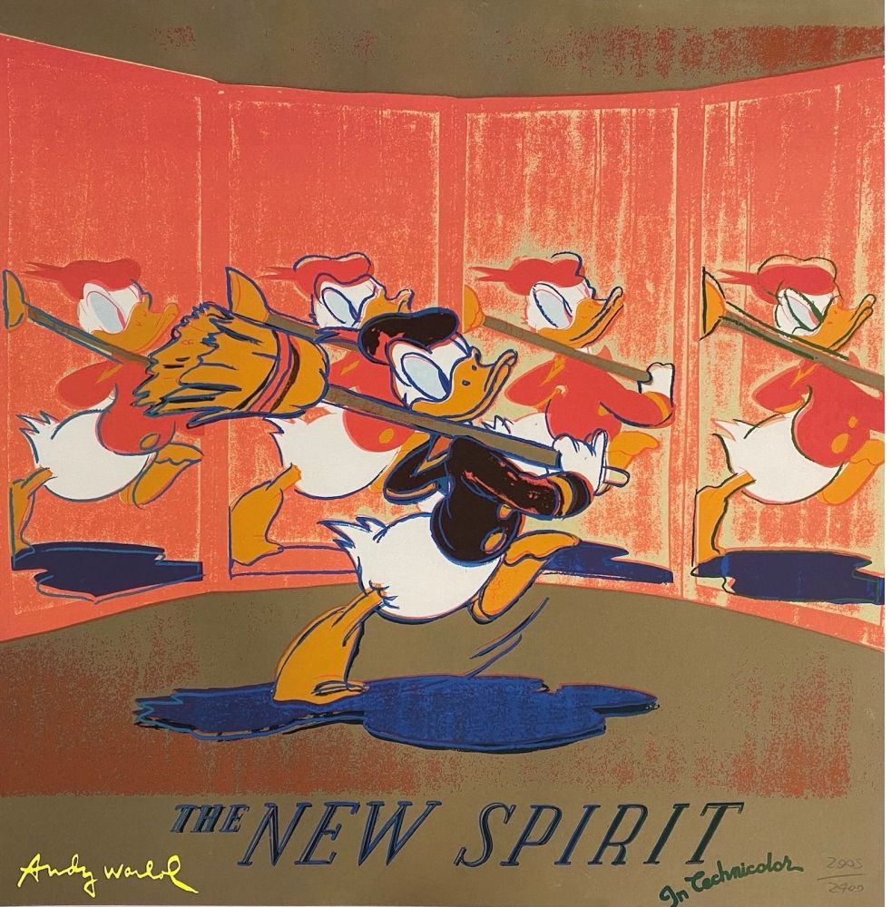 Гашение Warhol - The New Spirit (Donald Duck),