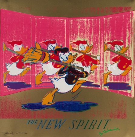 Сериграфия Warhol - The New Spirit (Donald Duck) (FS II.357)