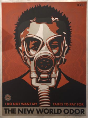 Сериграфия Fairey - The New World Odor