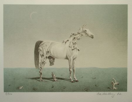Литография Ahlberg - The Nightmare of the Horse