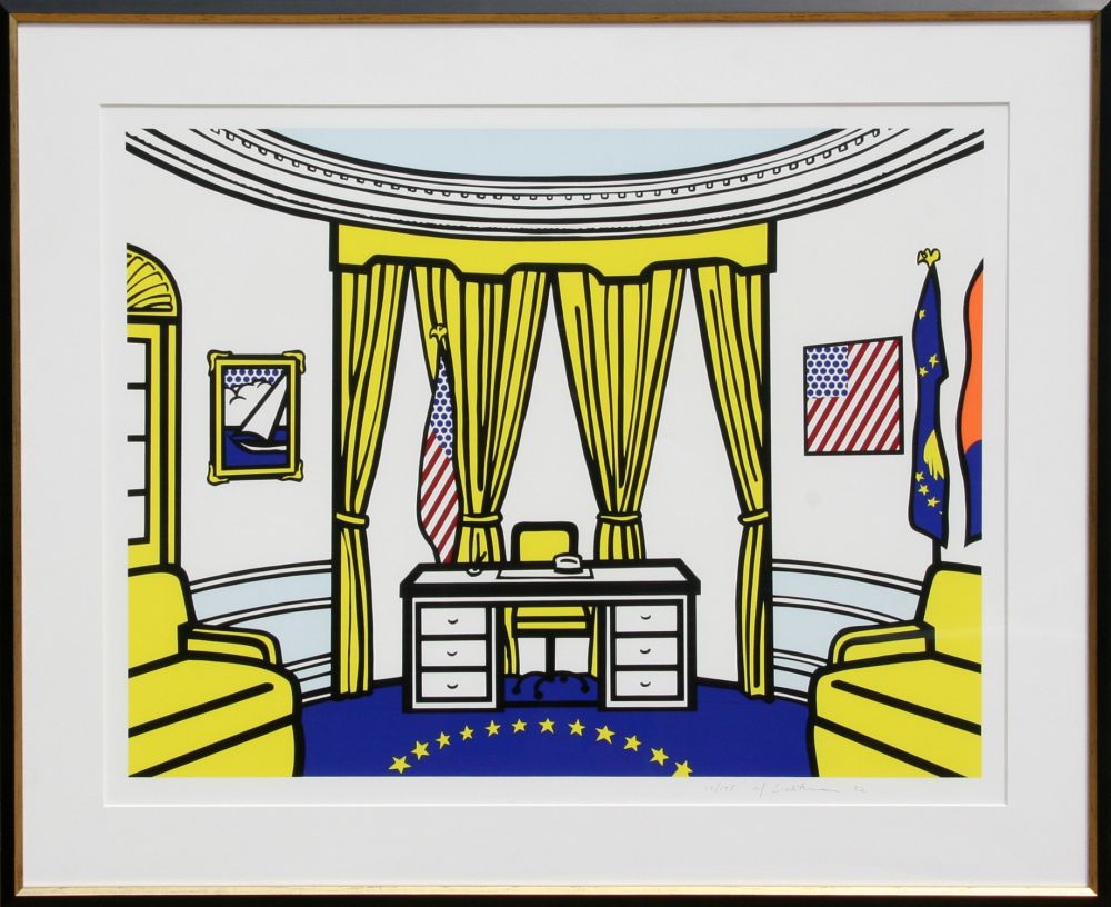 Сериграфия Lichtenstein - The Oval Office