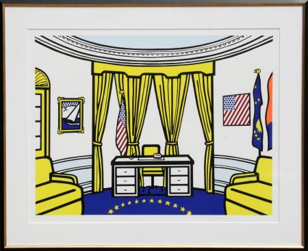 Сериграфия Lichtenstein - The Oval Office