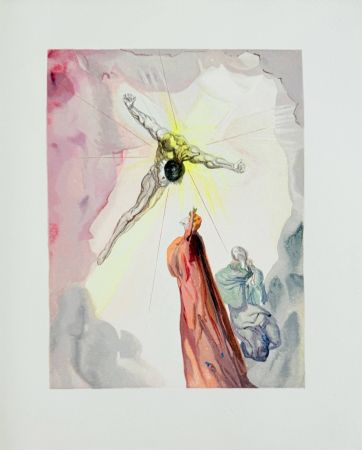 Гравюра На Дереве Dali - The Paradise, Canto 14 - Apparition du Christ