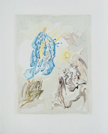 Гравюра На Дереве Dali - The Paradise, Canto 26 - Dante Recovers his Sight