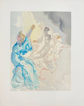 Гравюра На Дереве Dali - The Paradise, Canto 5 - New Image of Beatrice