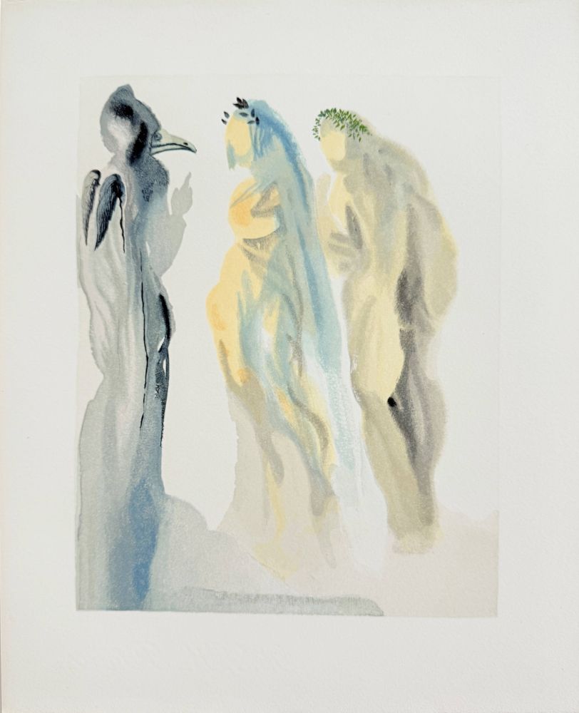 Гравюра На Дереве Dali - The Paradise, Canto 9 - The Sphere of Venus