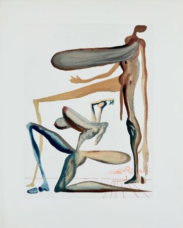 Гравюра На Дереве Dali - The Purgatory, Canto 22 - Prodigality