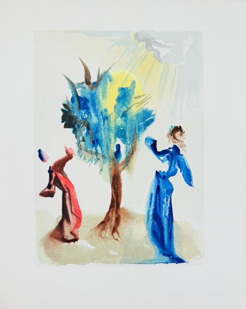Гравюра На Дереве Dali - The Purgatory, Canto 24 - The Tree of Penitence
