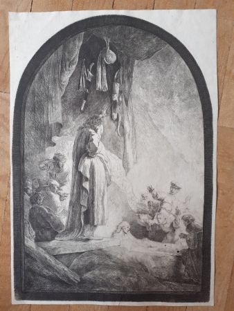 Гравюра Rembrandt - The Raising of Lazarus
