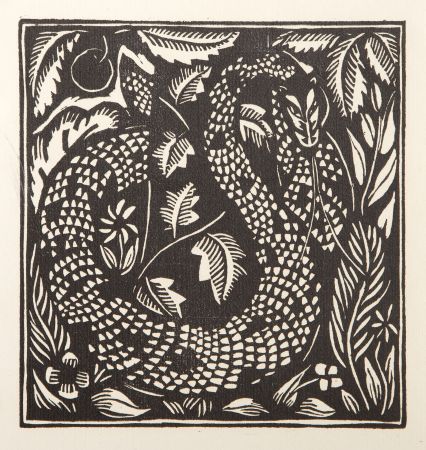 Гравюра На Дереве Dufy - The Serpent