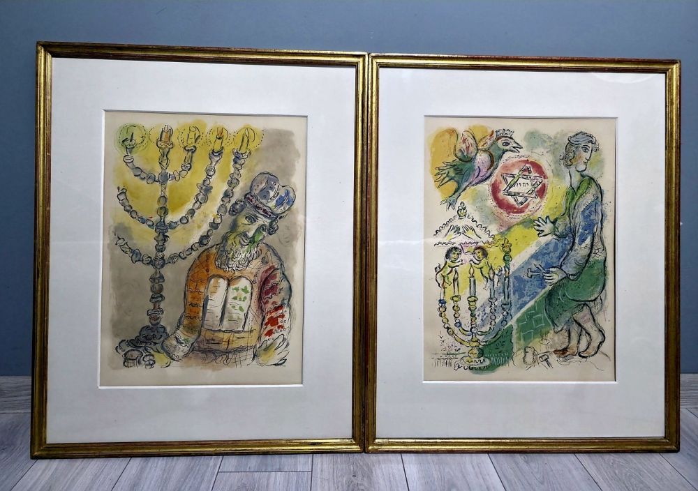 Литография Chagall - The Story of Exodus- 2 Plates 