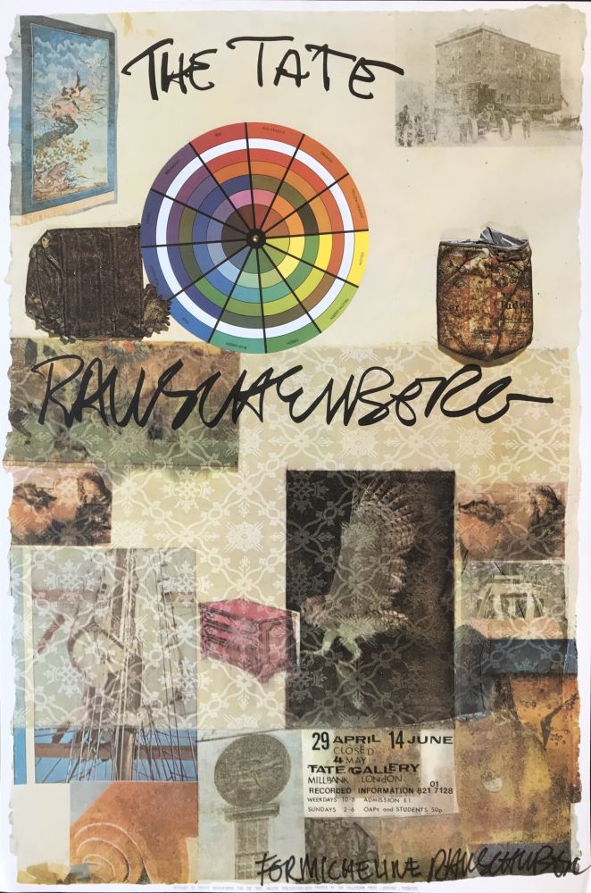 Литография Rauschenberg - The Tate (Signed)