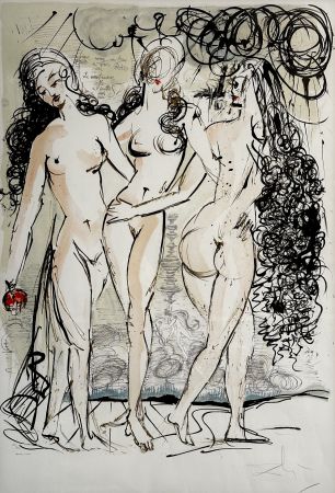 Литография Dali - The Three Graces