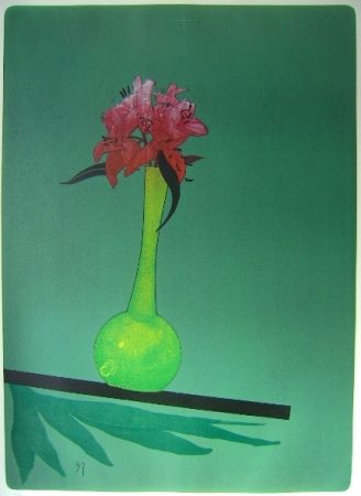 Литография Wunderlich - The yellow vase