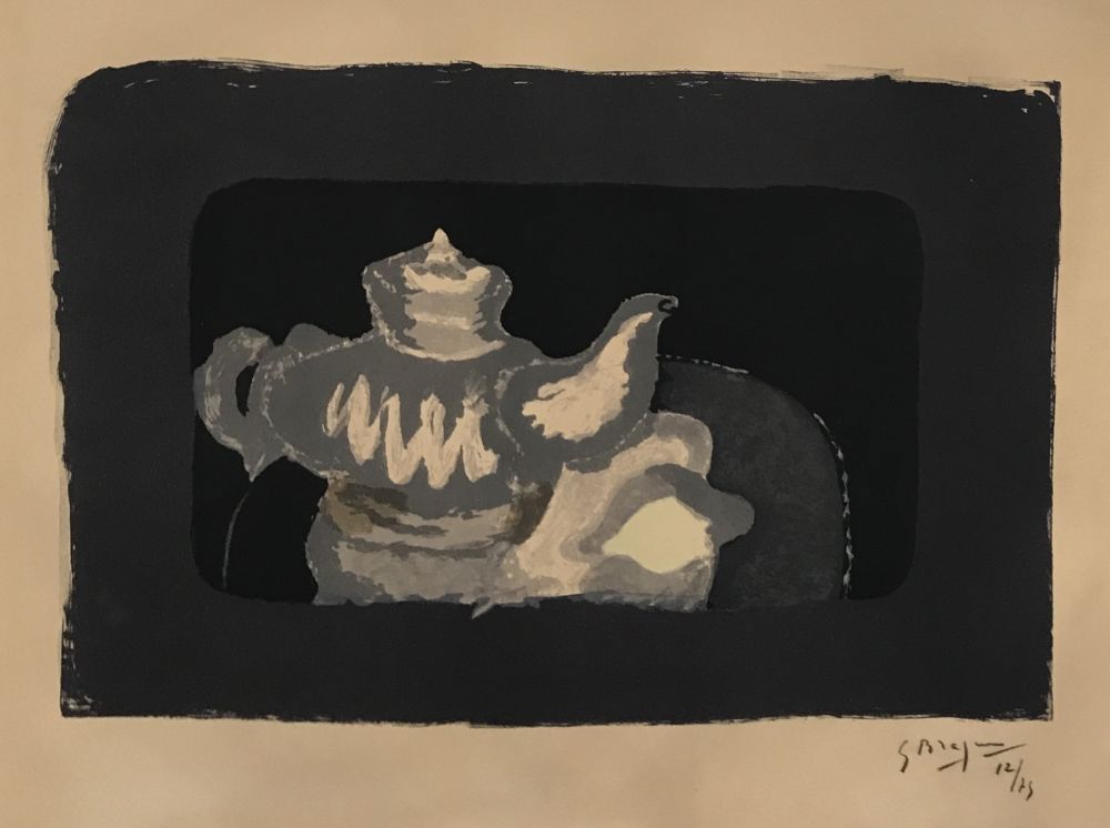 Литография Braque - Theiere Grise (Gray Teapot)