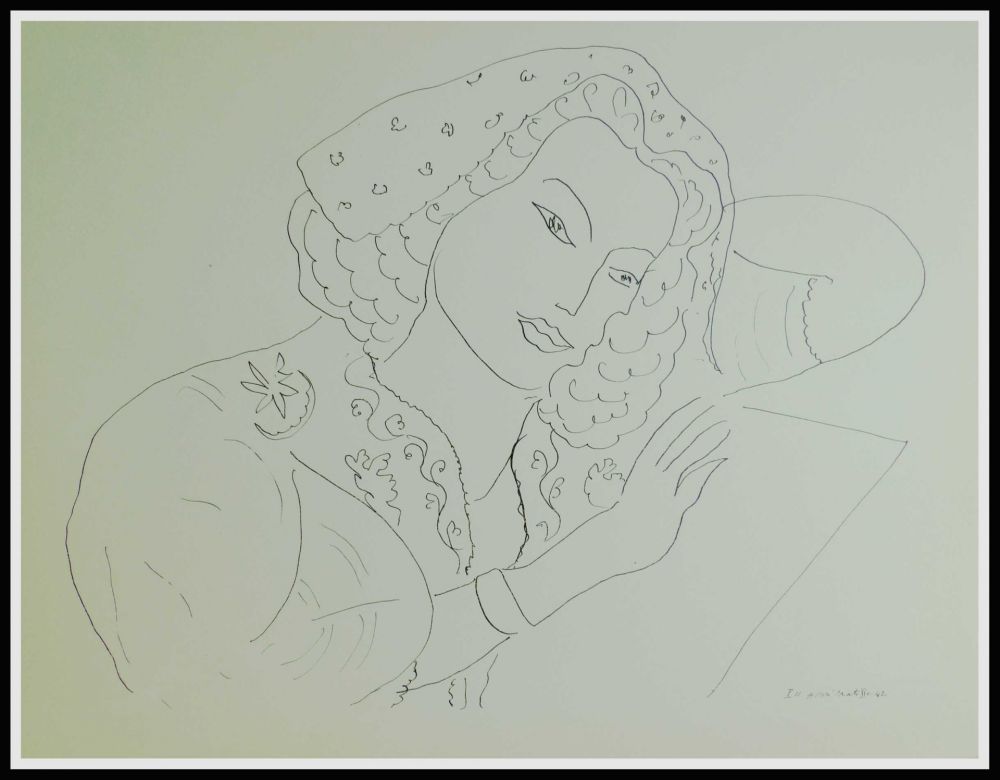 Литография Matisse (After) - THEMES & VARIATIONS III