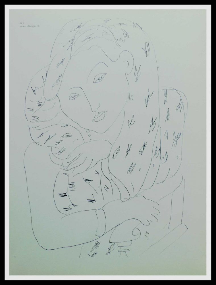 Литография Matisse (After) - THEMES & VARIATIONS V