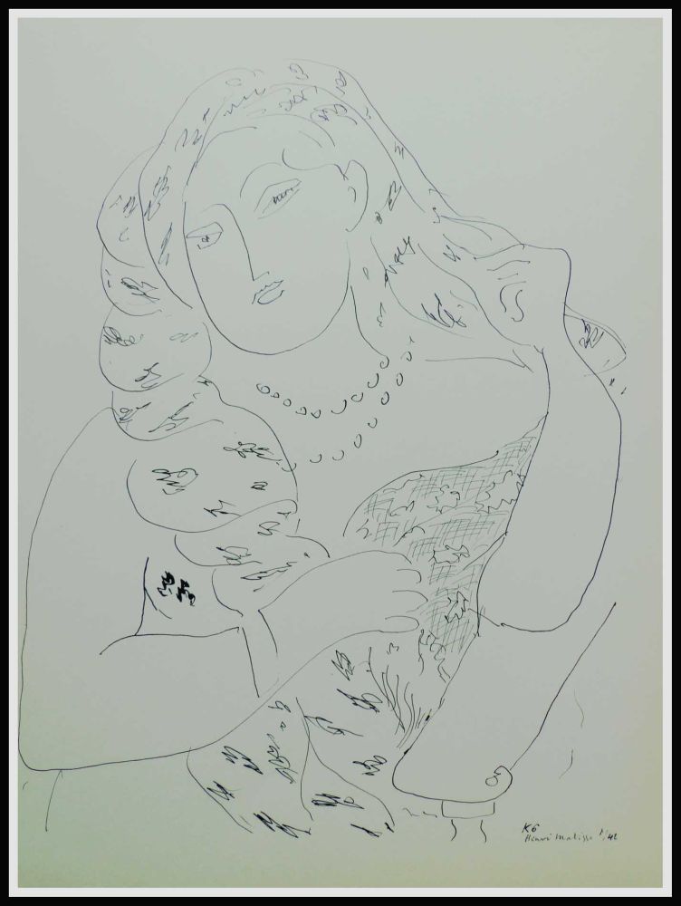 Литография Matisse (After) - THEMES & VARIATIONS VI