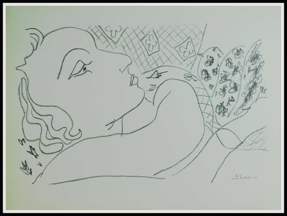 Литография Matisse (After) - THEMES & VARIATIONS X