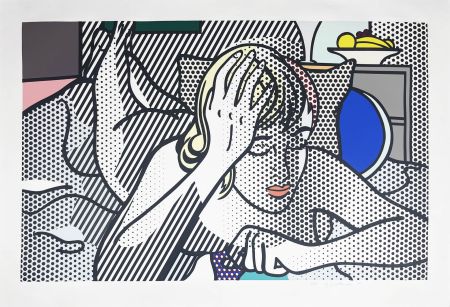 Сериграфия Lichtenstein - Thinking Nude