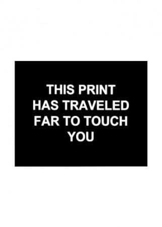 Гравюра Prouvost  - This print has traveled far to touch you