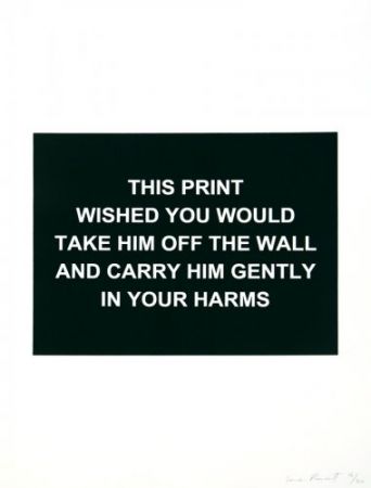 Гравюра Prouvost  - This print wished you would....