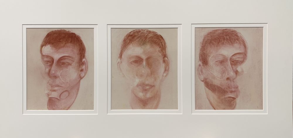 Литография Bacon - Three studies for a portrait of John Edwards