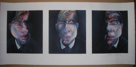 Литография Bacon - Three studies for a Self-Portrait