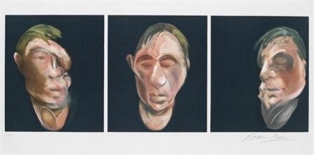 Литография Bacon - Three Studies for a Self Portrait