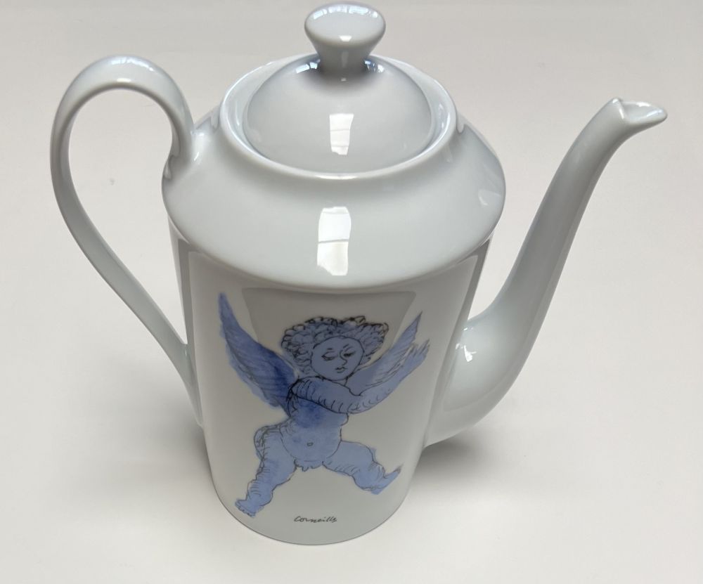 Керамика Corneille - Théière L'Ange d'après Rubens, en porcelaine de Limoges