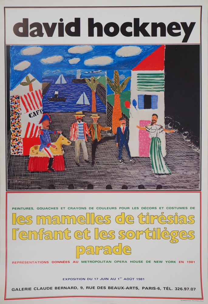 Иллюстрированная Книга Hockney - Théâtre : Tirésias