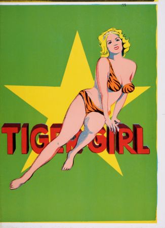 Литография Ramos - Tiger Girl, 1964