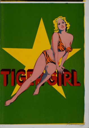 Литография Ramos - Tiger Girl, 1964 - Hand-signed!