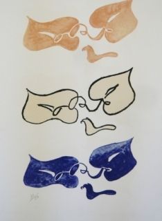 Литография Braque - Tirée de La liberté des mers