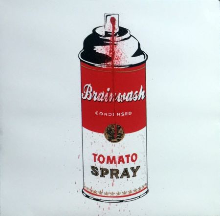Сериграфия Mr Brainwash - Tomato Spray Can